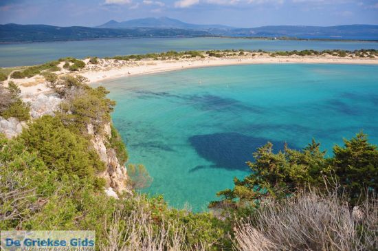 Voidokilia zandstrand Peloponnesos